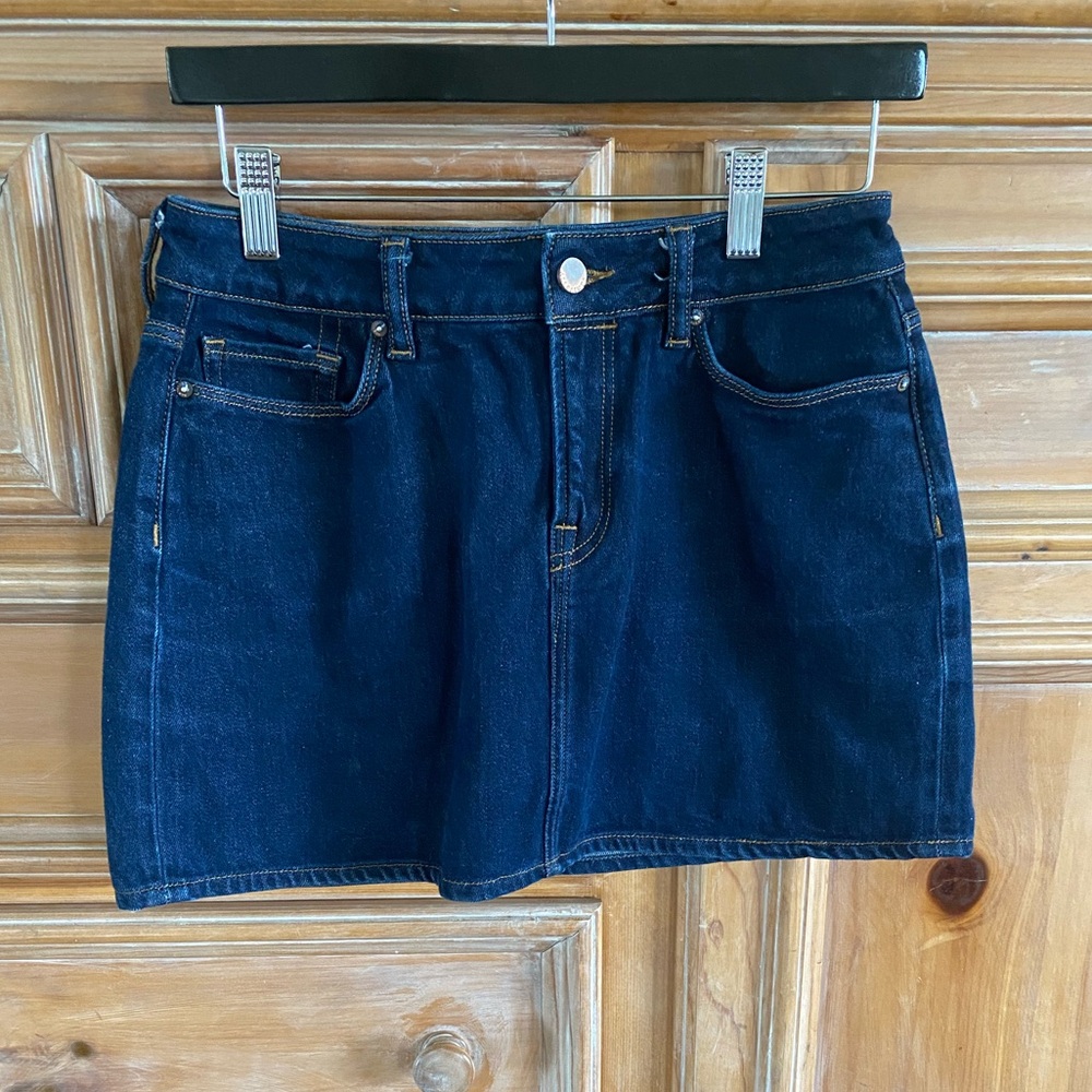 Allsaints Denim Mini Skirt